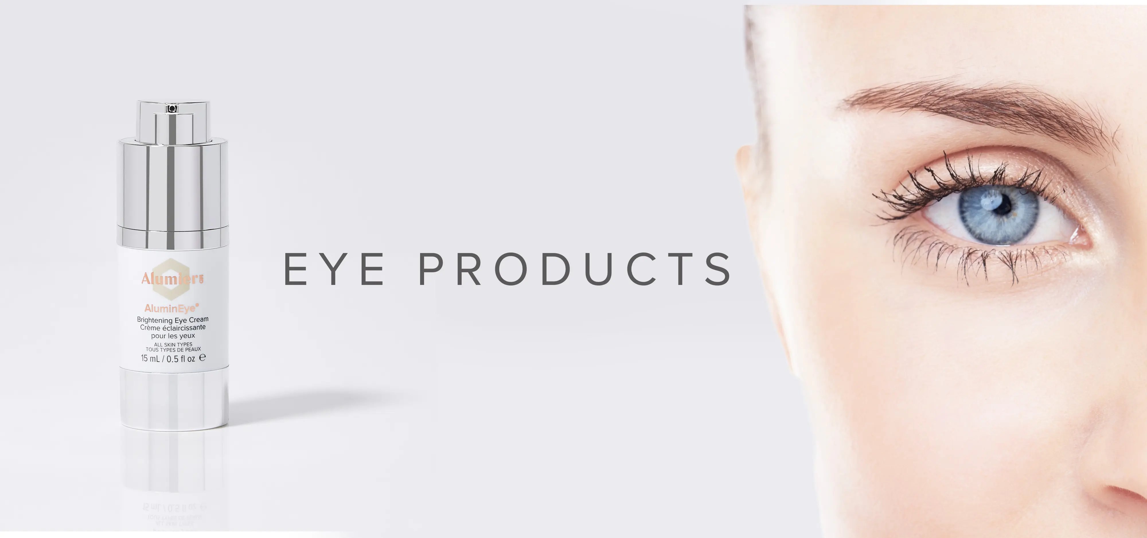 AlumierMD Eye Products Banner