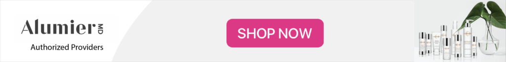 AlumierMD Shop now banner